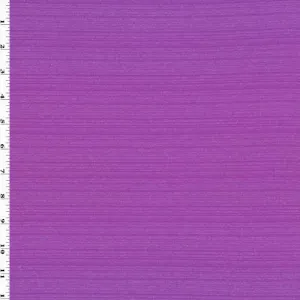 1 3/4 YD PC-Bright Heather Purple Stripe Jersey Knit Activewear Fabric