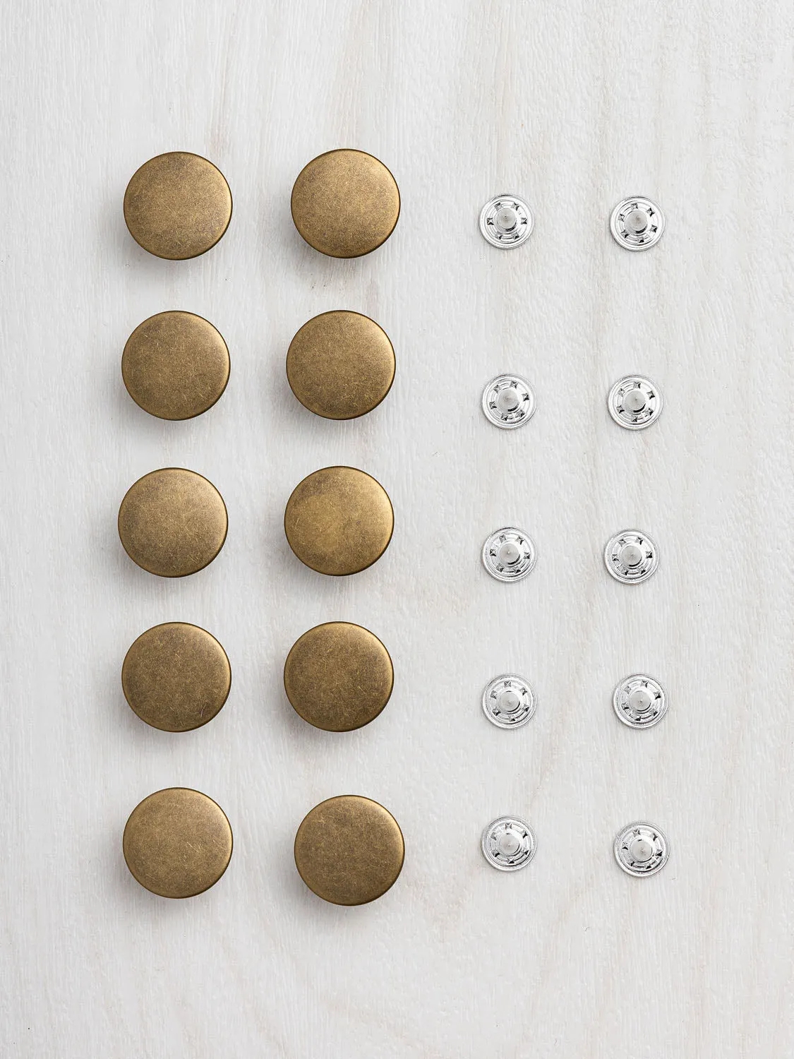 17mm Jeans Button - Pack of 10