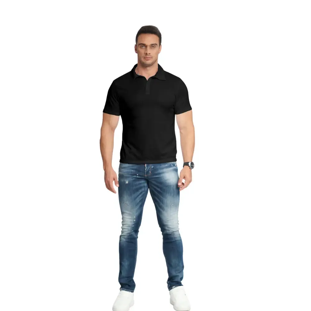 3 Pack Men's Solid Color Polo Shirt