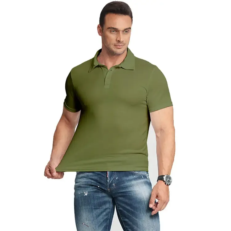 3 Pack Men's Solid Color Polo Shirt