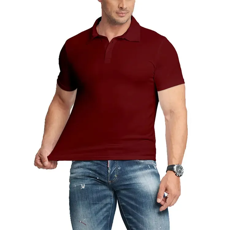 3 Pack Men's Solid Color Polo Shirt