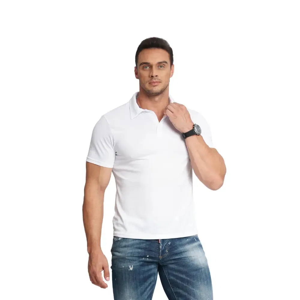 3 Pack Men's Solid Color Polo Shirt