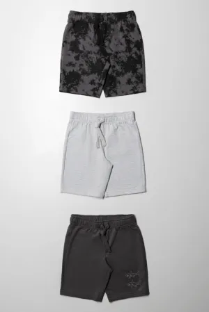 3 Pack Shorts Grey & Black