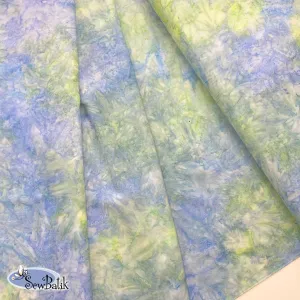 45" Rayon - Hand Dyed - Mint Garden