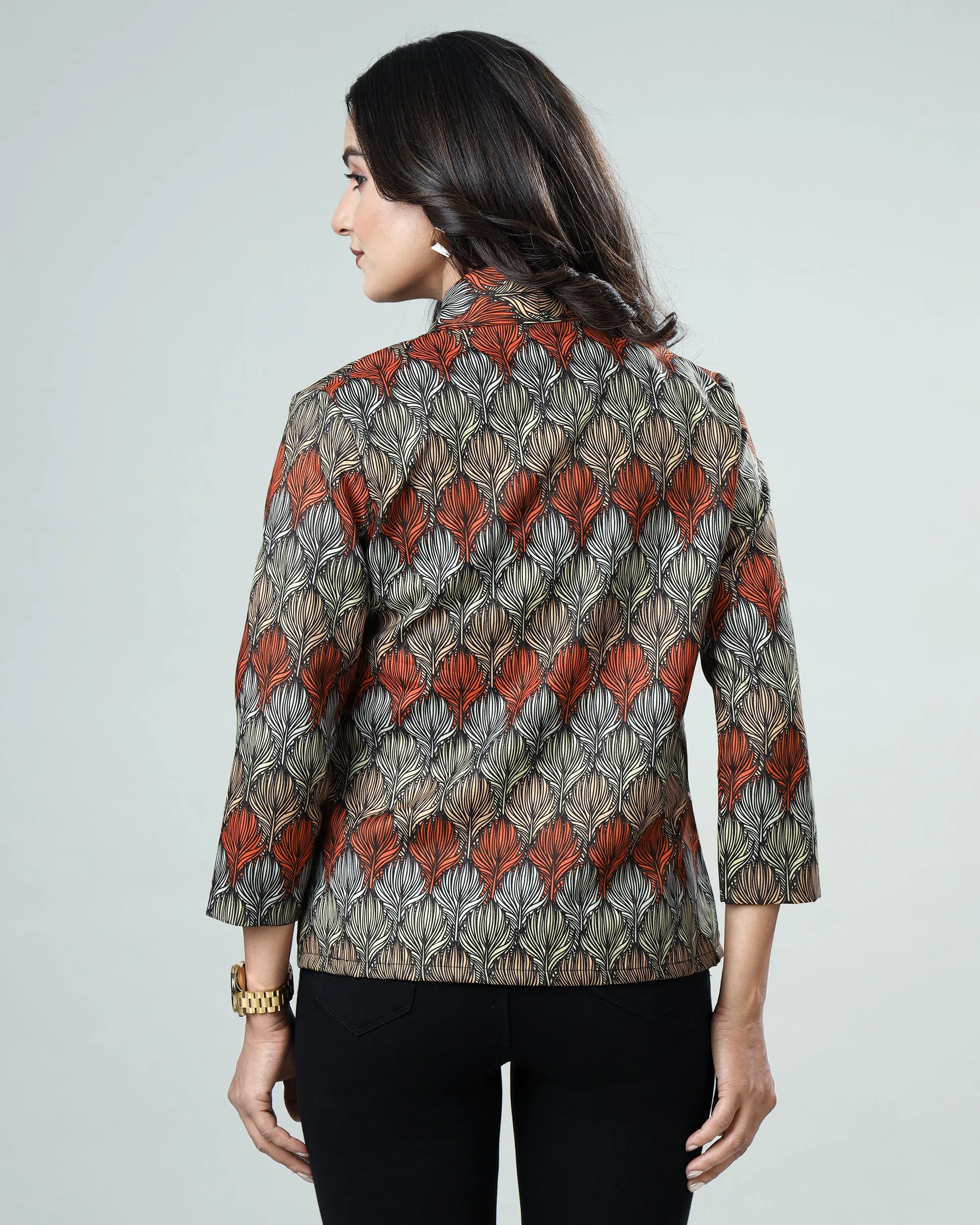 A Bold Blend: Women's Floral Jacket