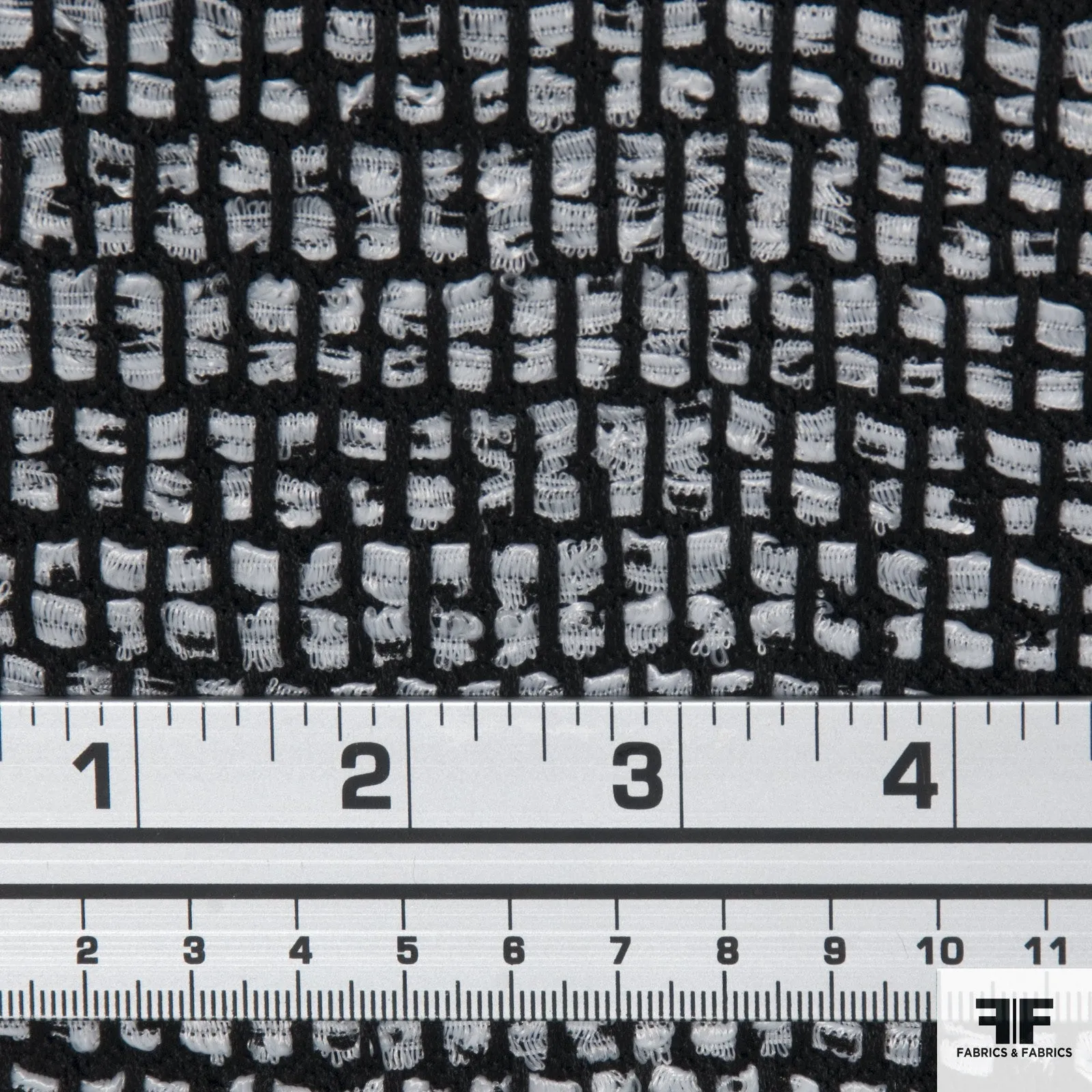 Abstract Tweed - Black/White