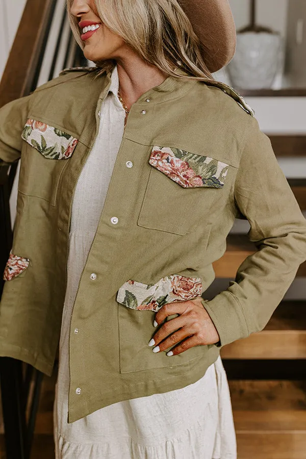 All The Hits Floral Jacquard Jacket