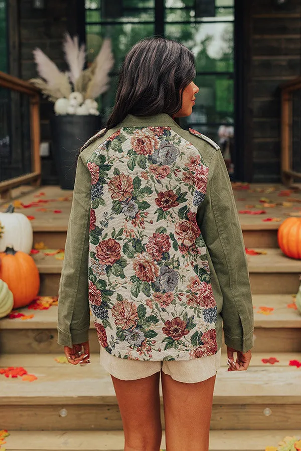 All The Hits Floral Jacquard Jacket