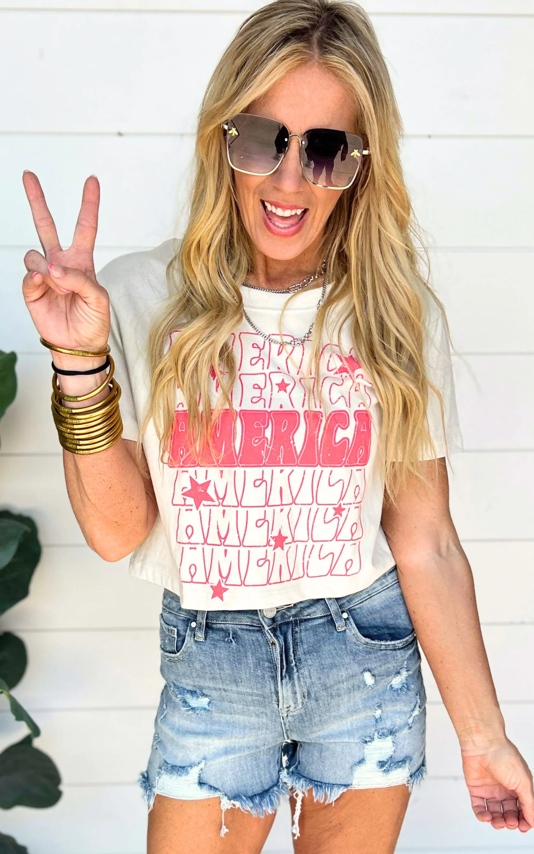 America Cropped Tee | FINAL SALE