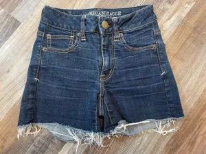 American Eagle Jean Shorts Super Stretch cut off Womens size 00