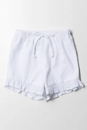 Anglaise Shorts White