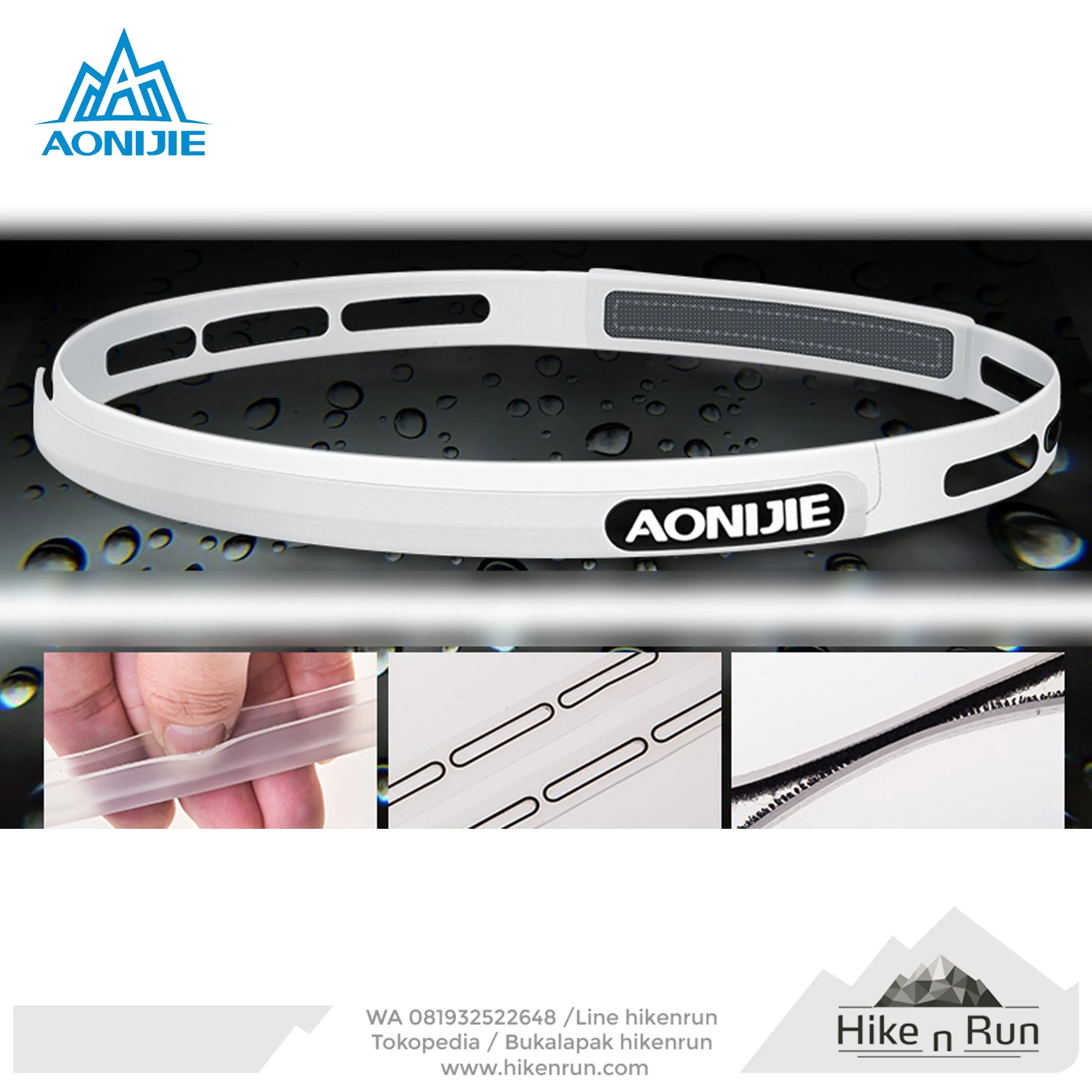 Aonijie 4053 Sweatband Olahraga Anti Keringat