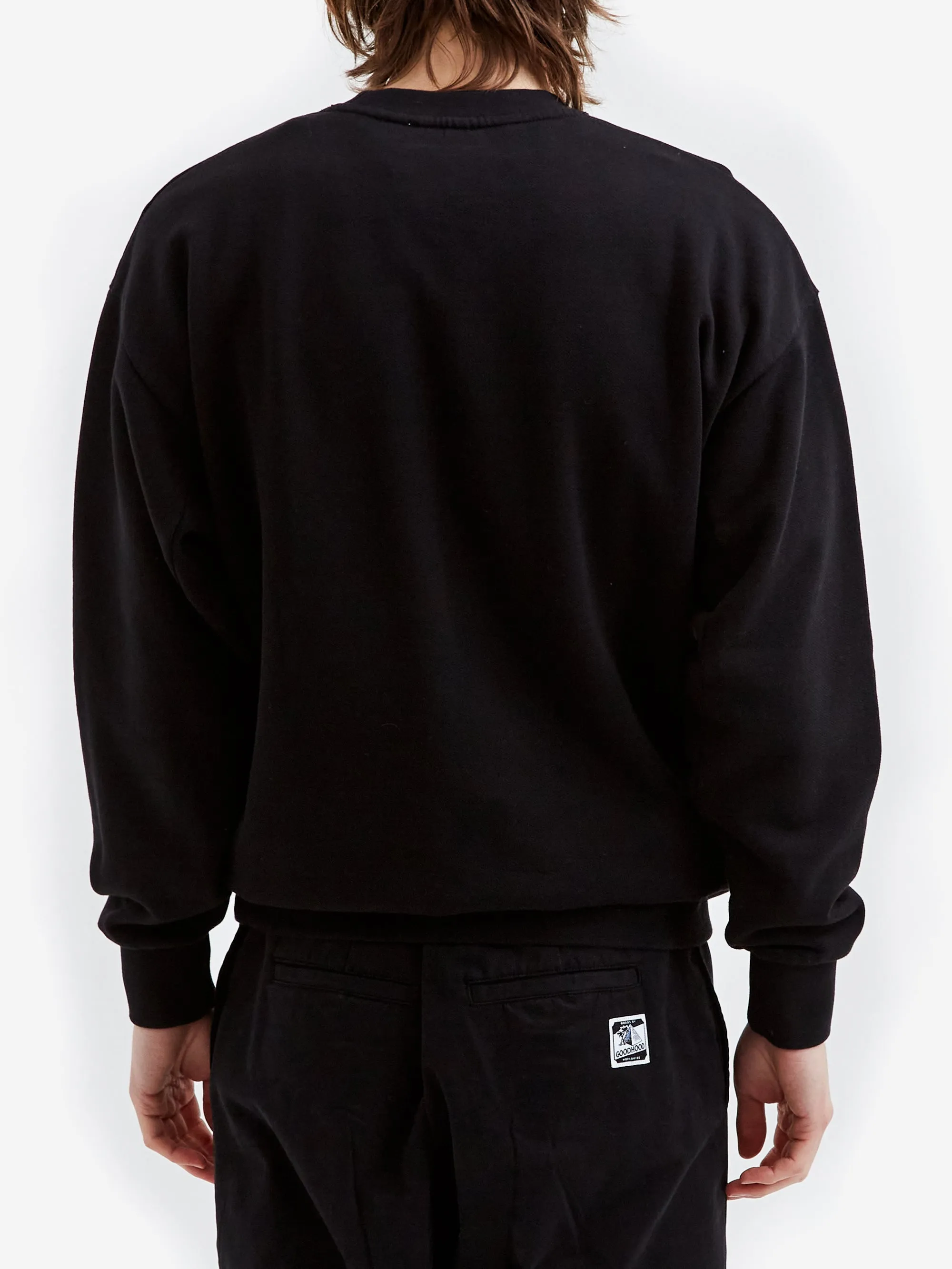 Aries Premium Black Mega Temple Sweatshirt