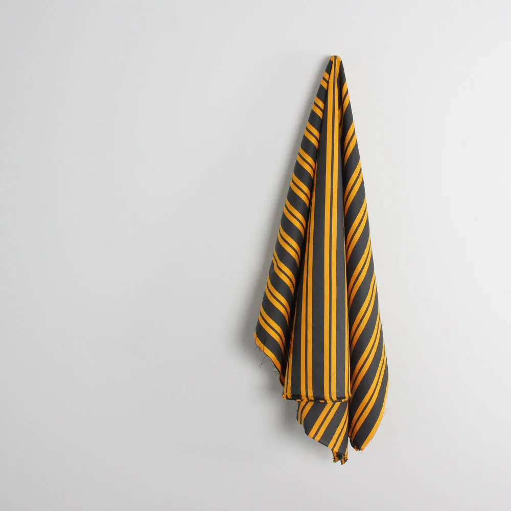 Awning Stripe Cotton / Poly - Orange / Grey