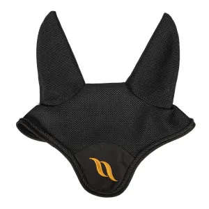 BACK ON TRACK AIRFLOW HORSE BONNET - BLACK