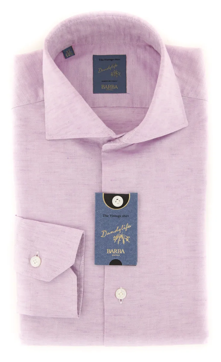 Barba Napoli Lavender Purple Shirt - Extra Slim