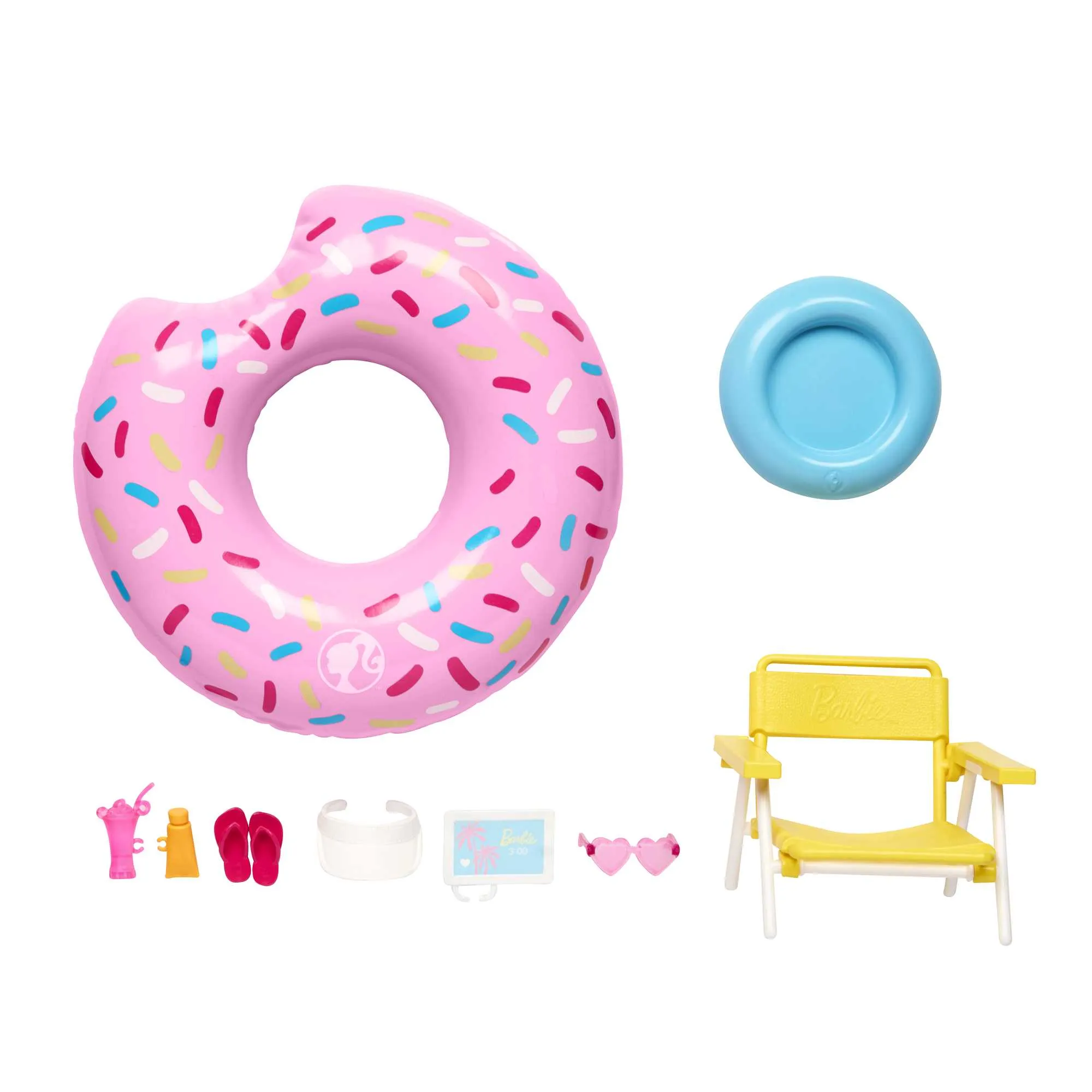 Barbie Accessories, Doll House Furniture, Pool Day Story Starter