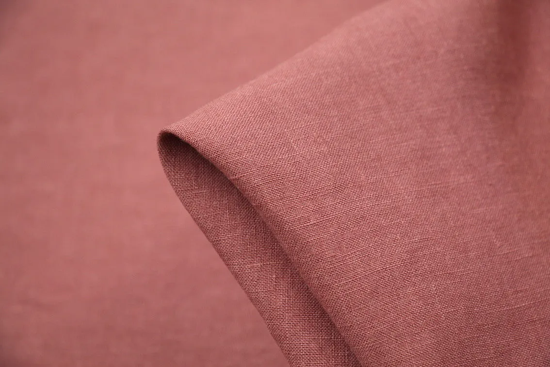 Bedford Dusty Pink Washed Linen