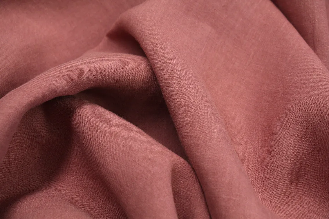 Bedford Dusty Pink Washed Linen