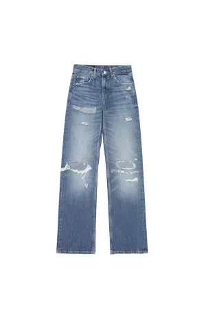 'Bella' Ripped High Waist Jeans