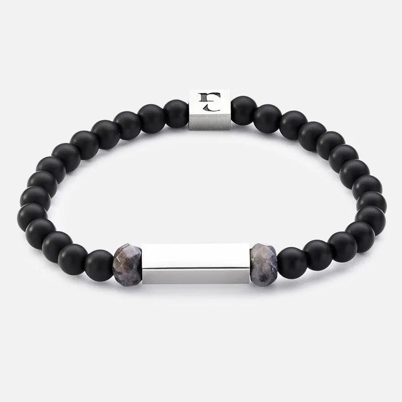 Black Alpha – Personalized Bracelet