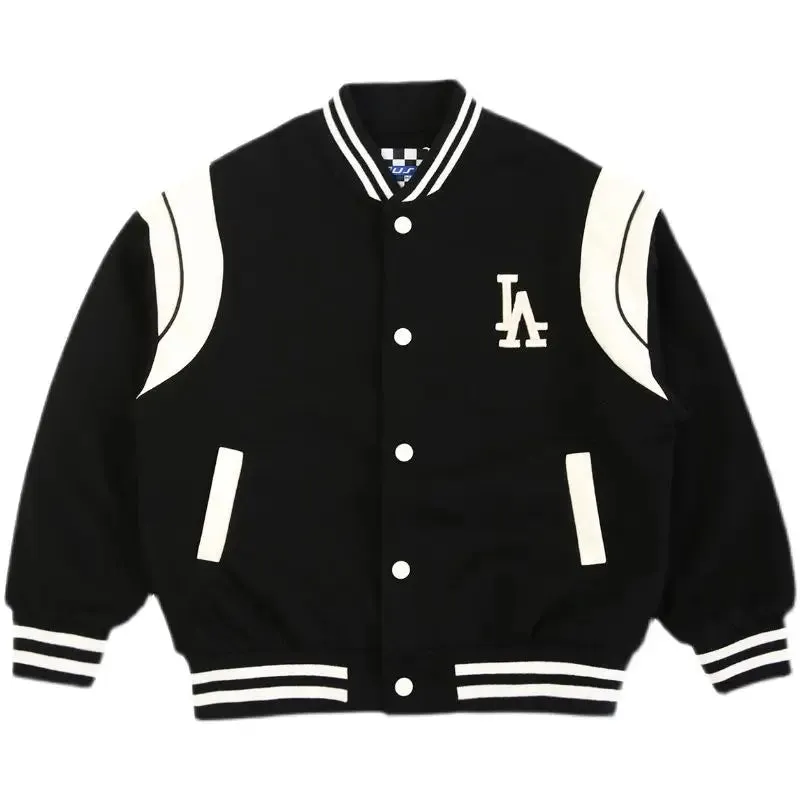 Black And White Baseball Jacket