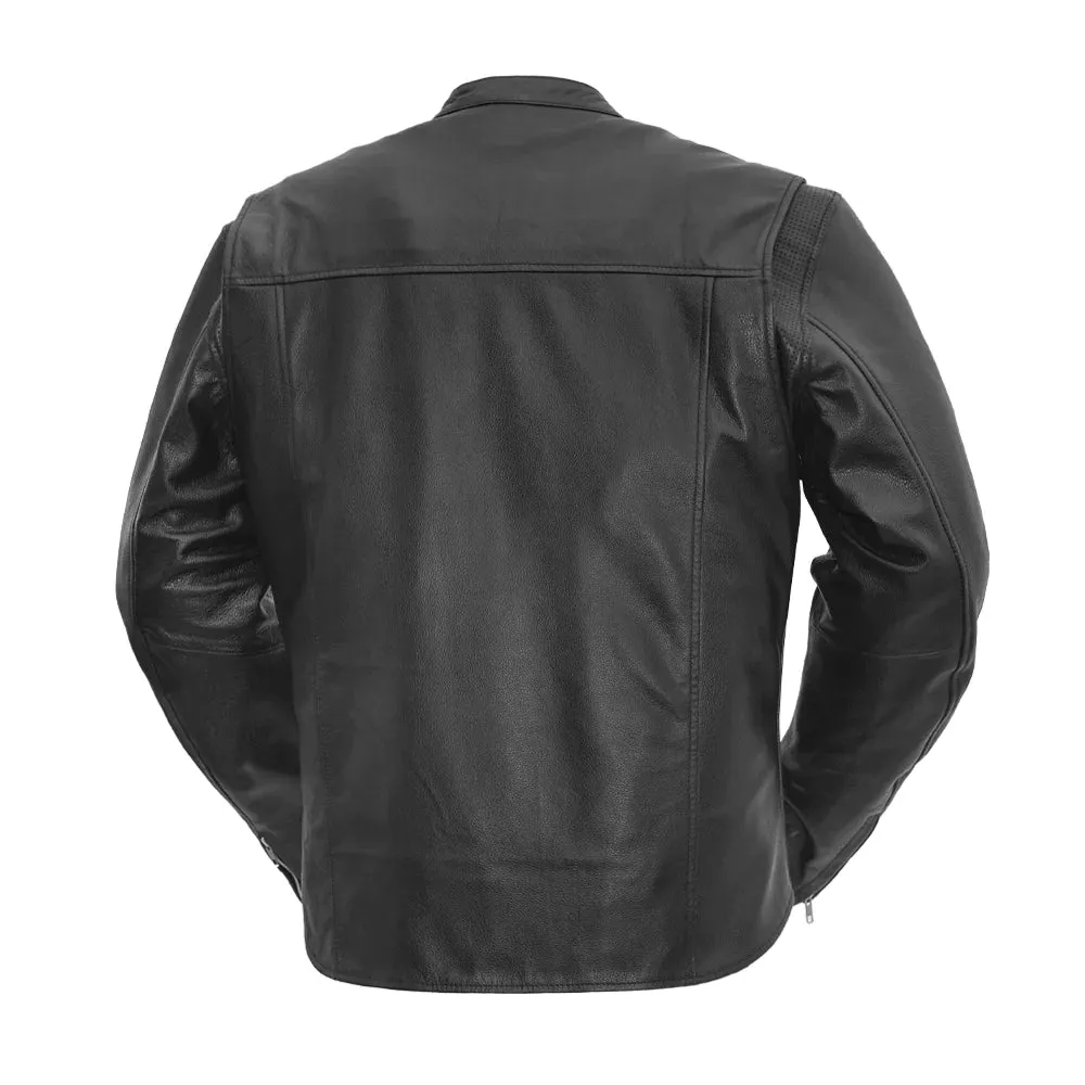 Black Leather "Rocky" Jacket