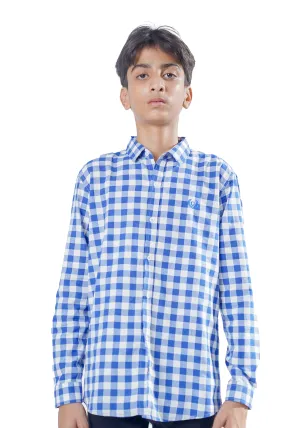 Boy Blue Checkered Shirt