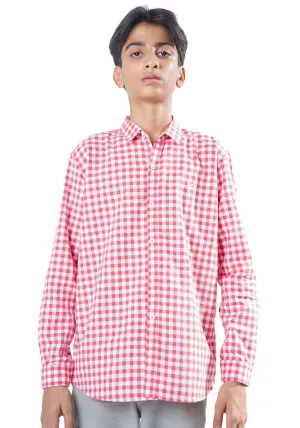 Boy Red Checkered Shirt