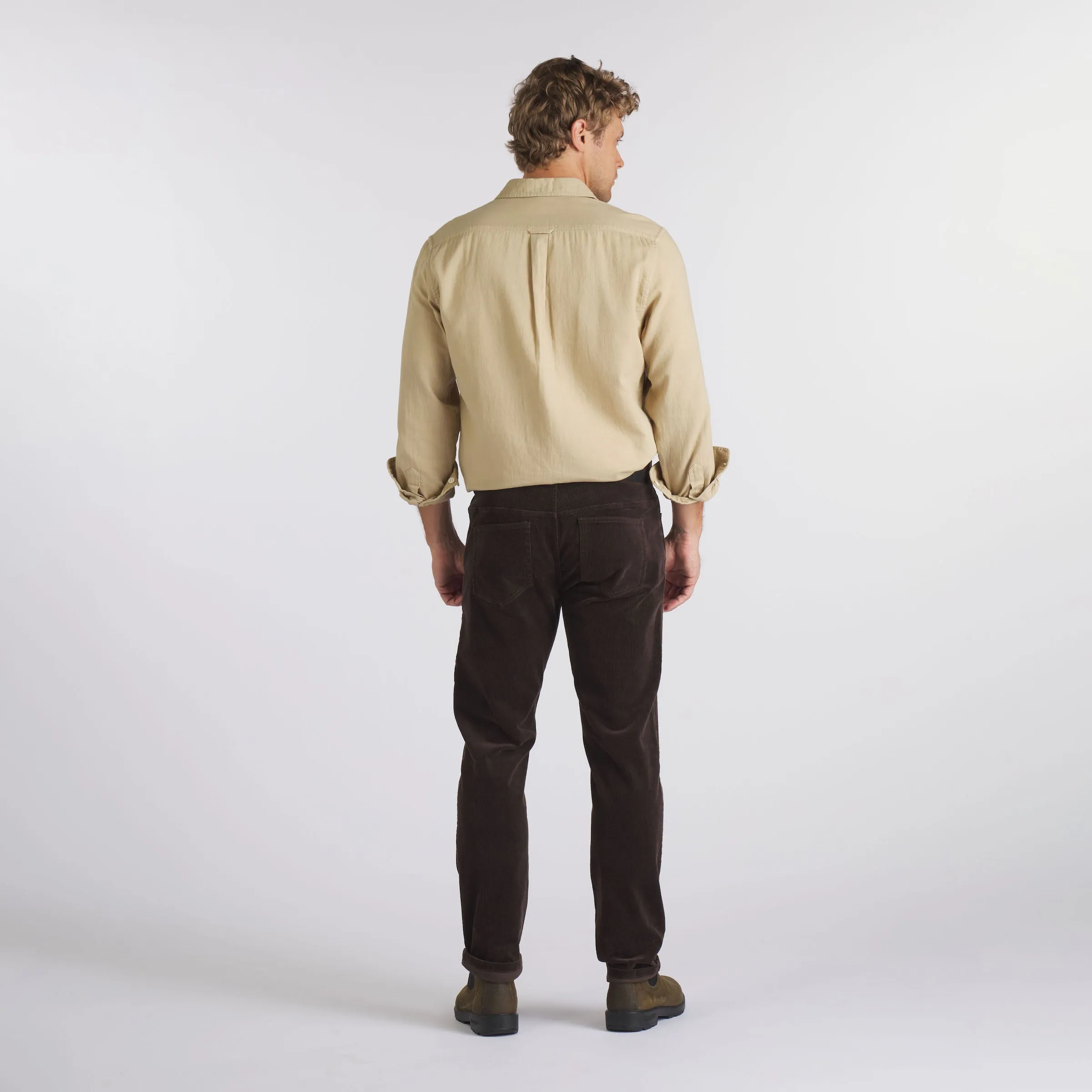 Burlington 5 Pocket Stretch Corduroy  - Coffee Bean