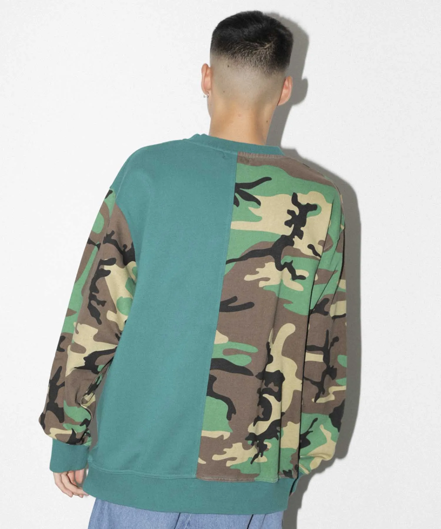 CAMO CREWNECK SWEAT