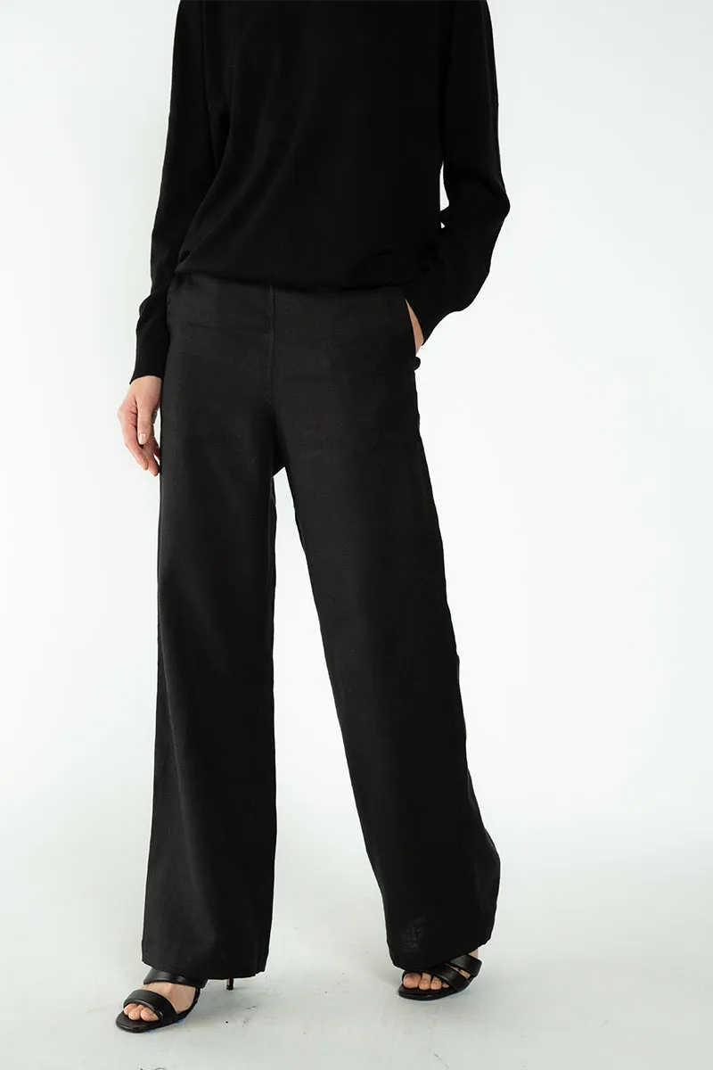 Cara Palazzo Pants - Linen