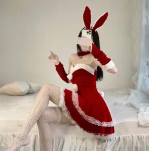 Christmas Girl Sexy Maid Suit