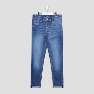 CR - Men 'Blue' Denim Double Stone Stretch Skinny Jeans CR44