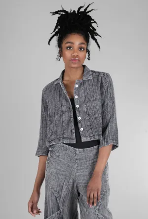 Cropped Parker Jacket, Charcoal