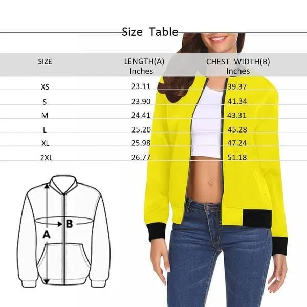 Custom Boyfriend Face Lips Women's Casual Jacket