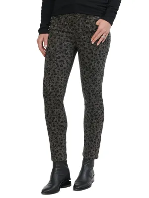 Democracy brand 28/12.5" "AB"Solution Animal Print High Rise Double Zip Ankle Jegging