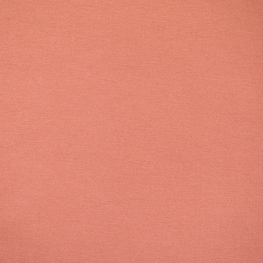 Designer Ponte Knit Solid Peach