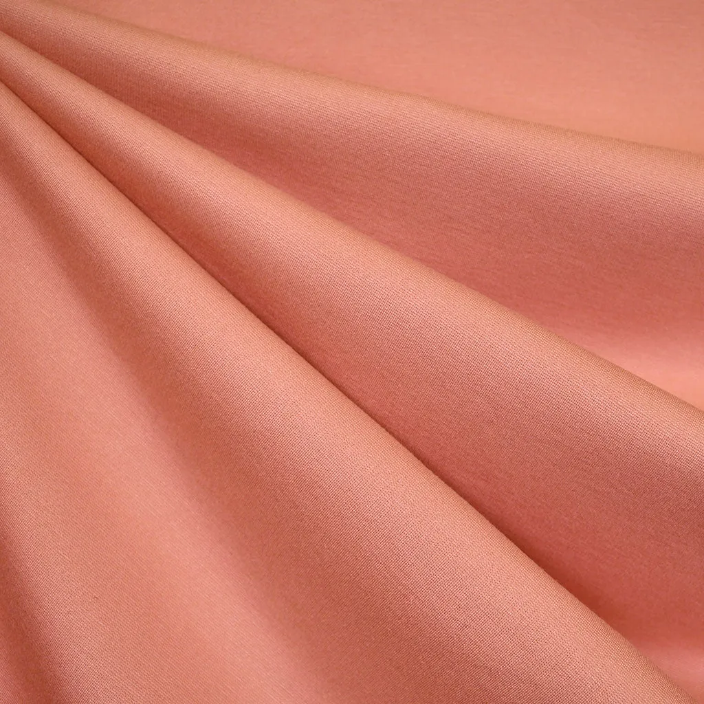 Designer Ponte Knit Solid Peach