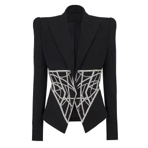 Diamond Corset Blazer Jacket