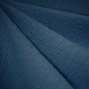 Diamond Quilt Textured Cotton Jacquard Solid Ocean SY