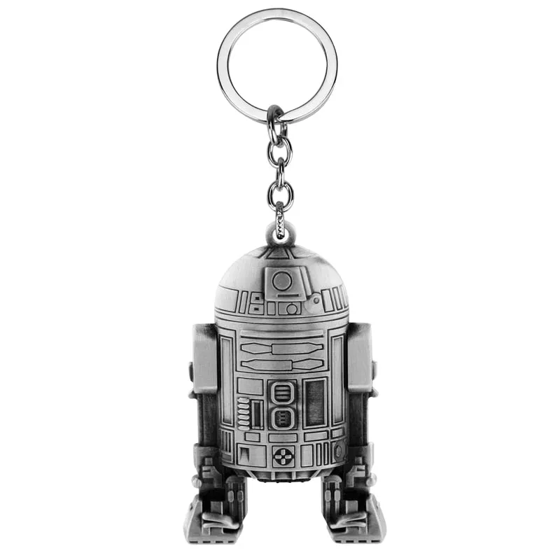 Disney Classic Movie Star Wars Ultimate Weapon Death Star Pendant Keychain Silver Color Battle Station Keyring Jewelry