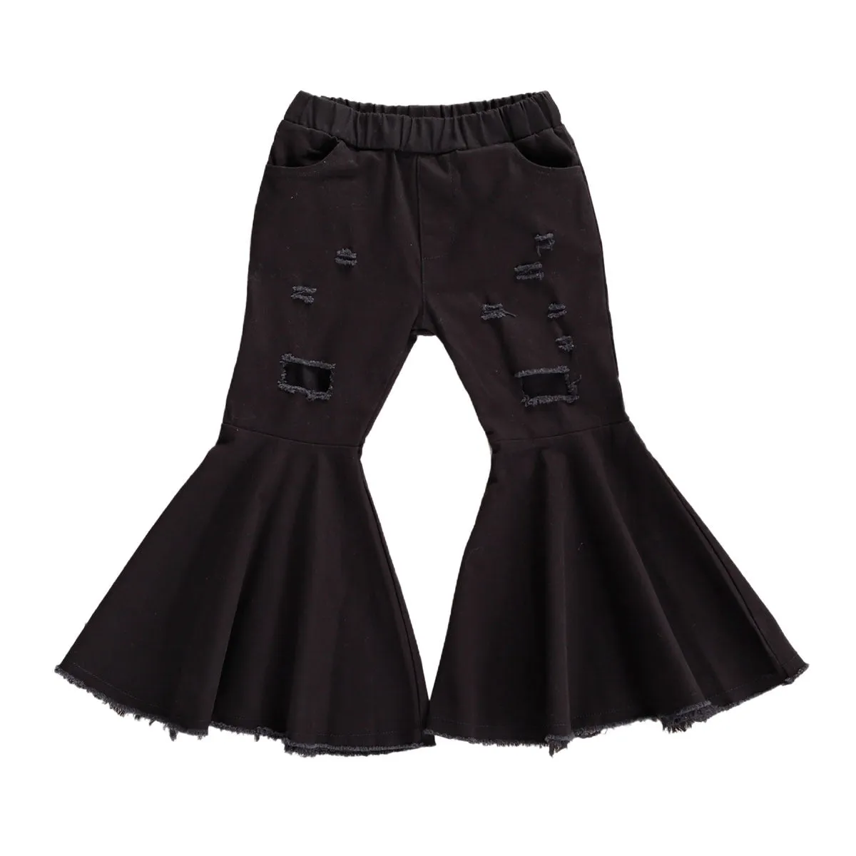 Fashionista Flare Pants, Ripped Boot, 2T-6T