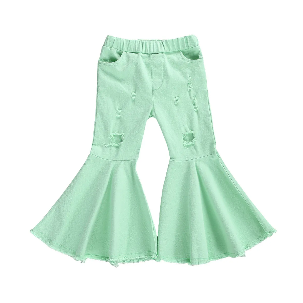 Fashionista Flare Pants, Ripped Boot, 2T-6T