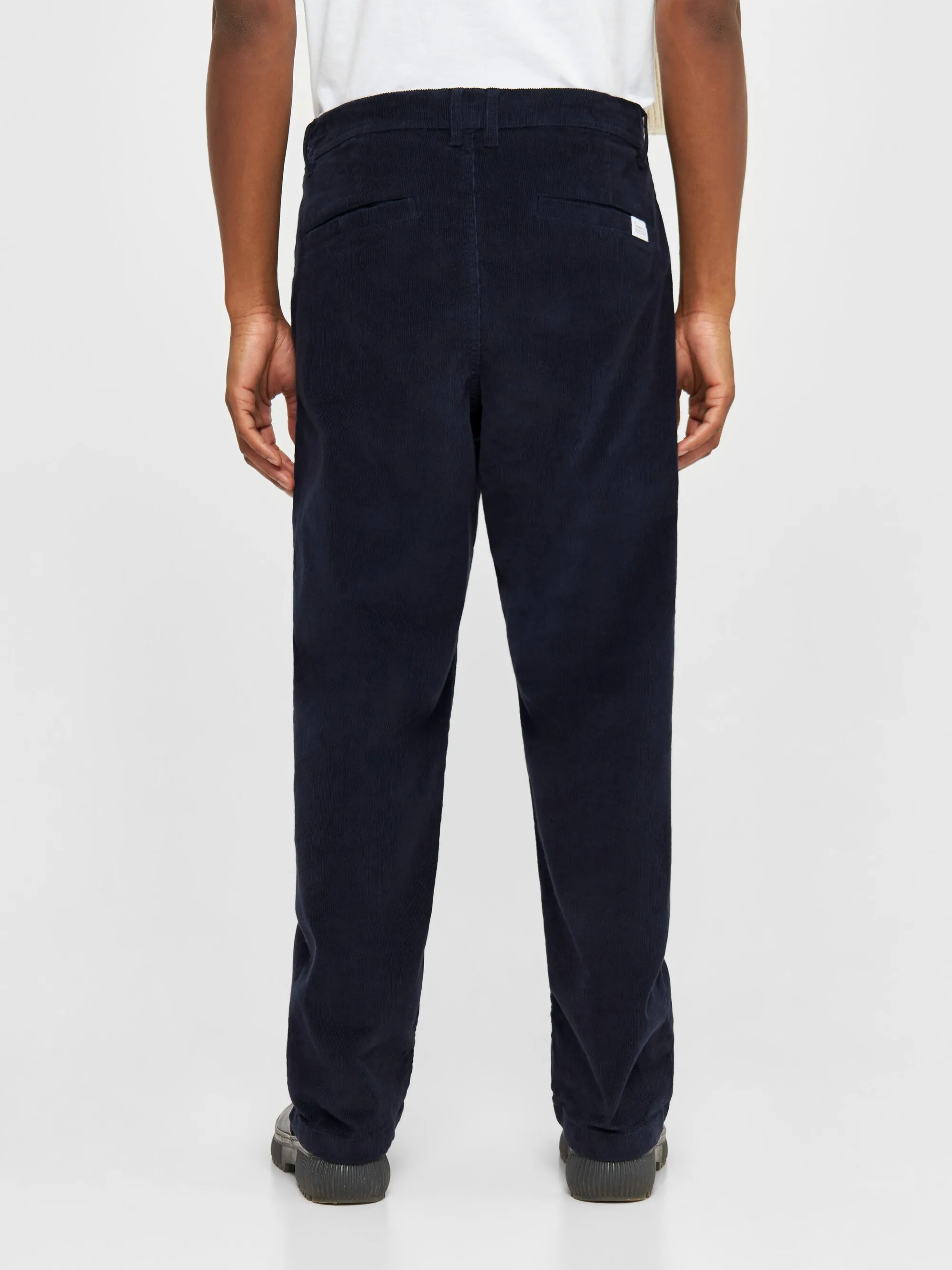 FLINT wide corduroy chino pants - Night Sky