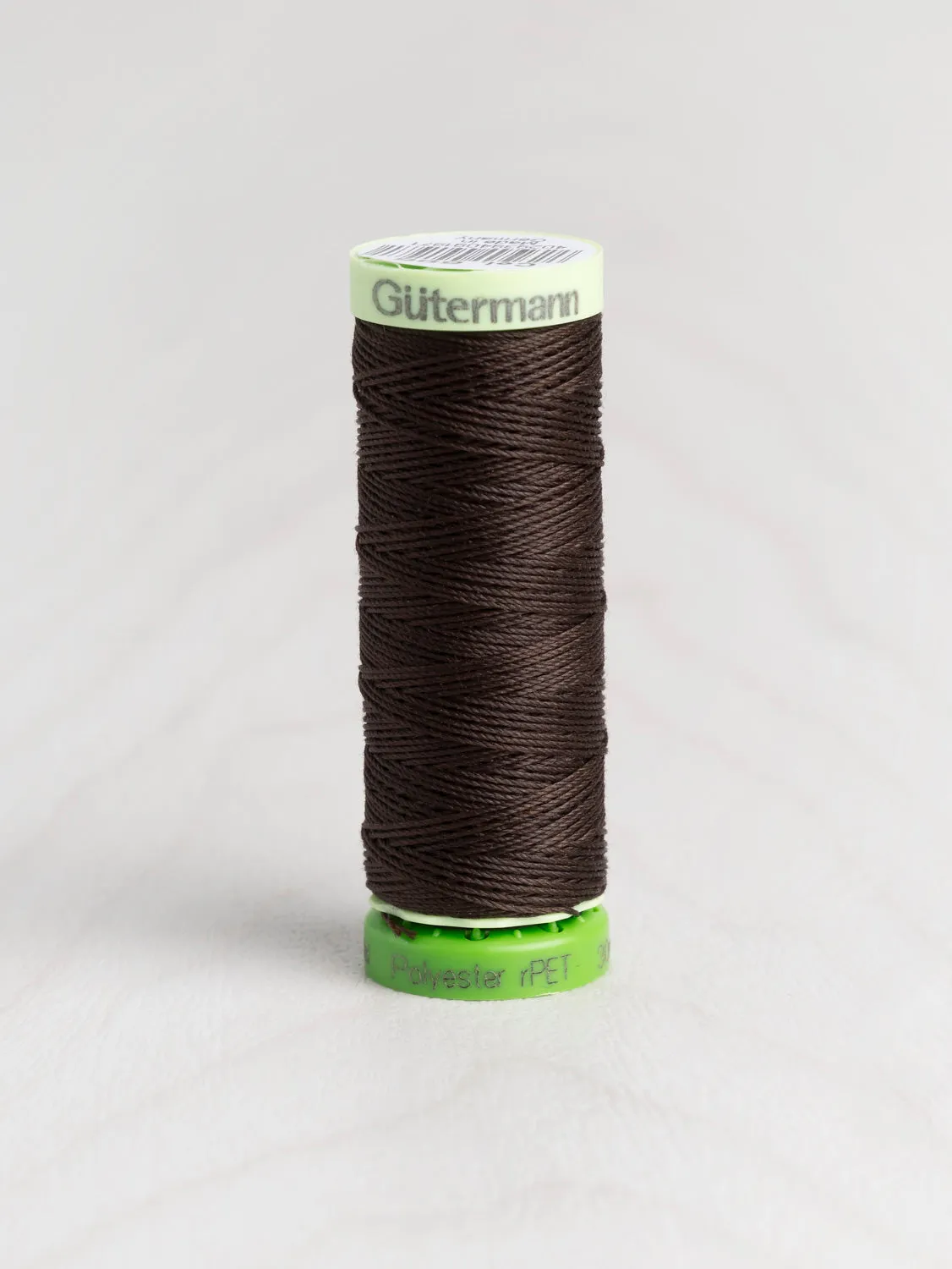 Gütermann rPET Recycled Topstitch Thread - Warm Black 696