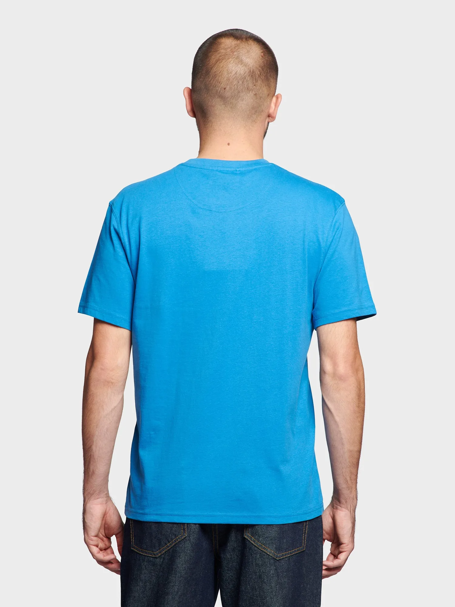 Hudson Script T-Shirt in Vallarta Blue