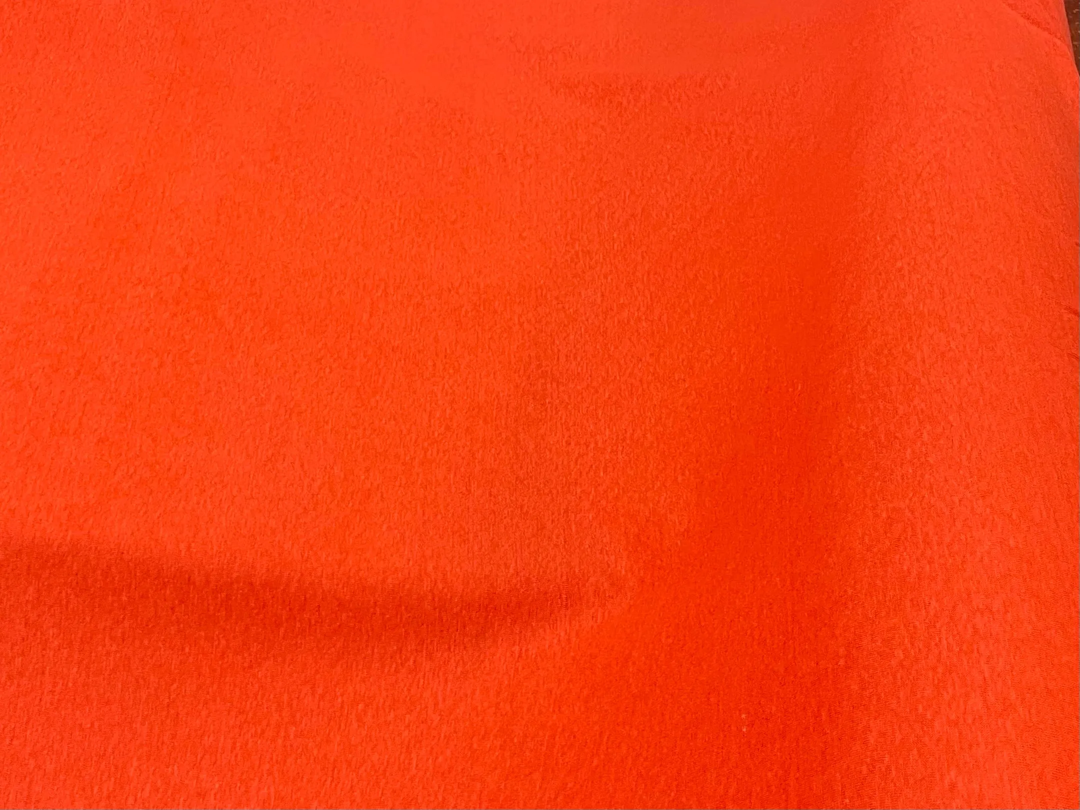 Italian Double Face Linen Jersey - Tomato Red & Orange