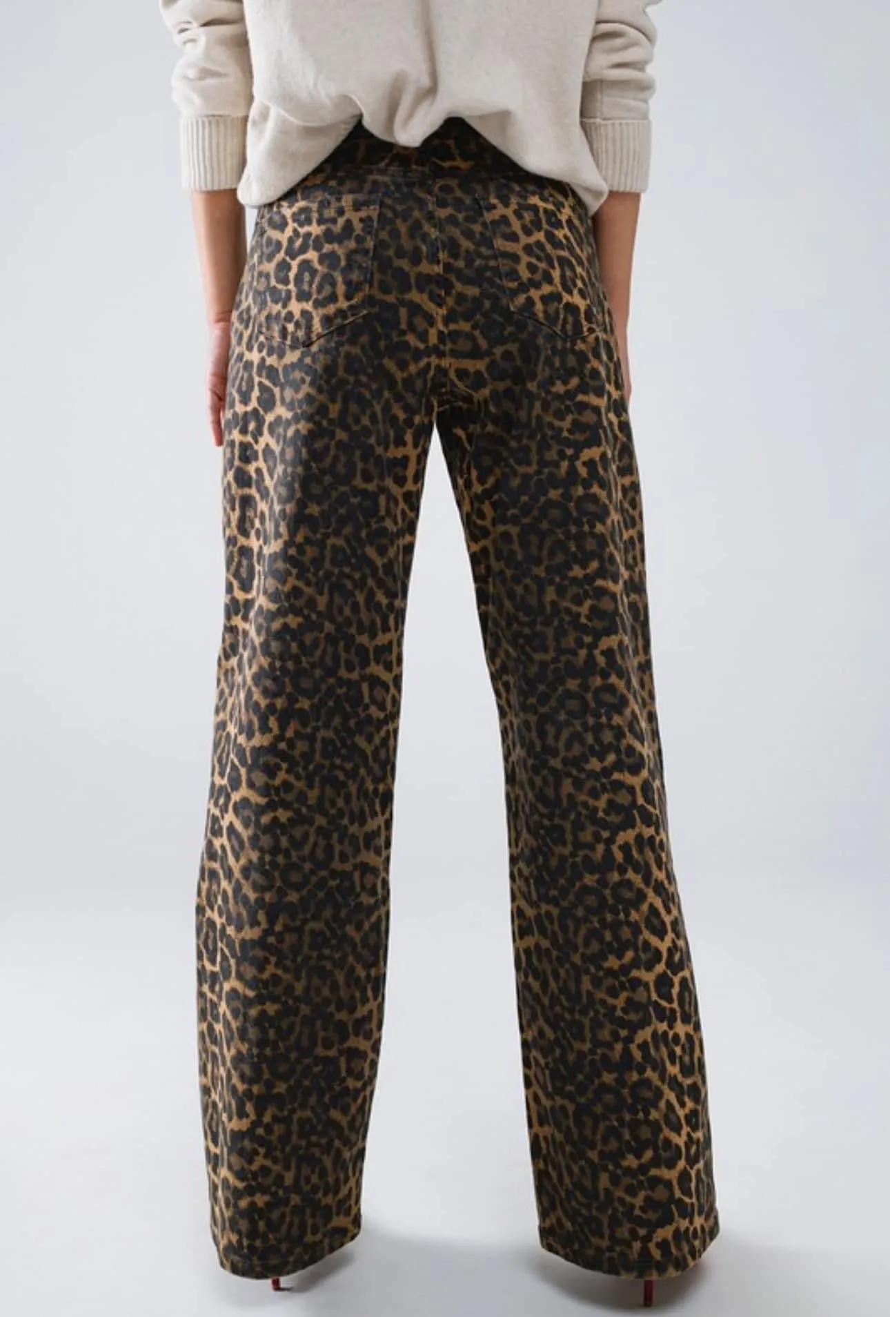 Jean Snob Leopard Ombre Denim Jeans