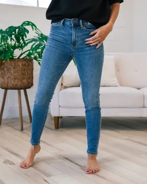 Judy Blue Let Me Tell You Thermal Skinny Jeans - Regular and Plus FINAL SALE